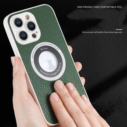 For iPhone 13 Pro Glitter Lens MagSafe Magnetic Phone Case(Green) - iPhone 13 Pro Cases by buy2fix | Online Shopping UK | buy2fix