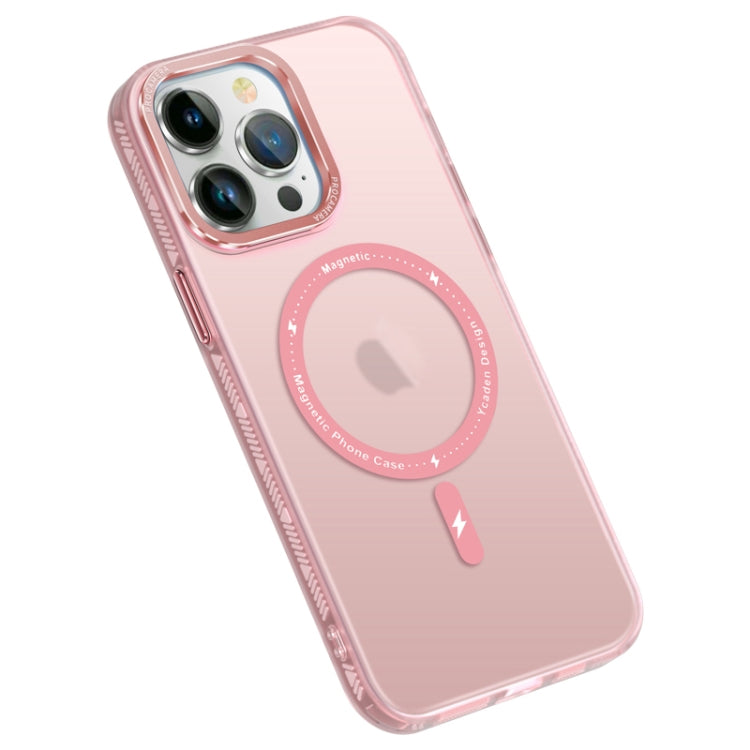 For iPhone 14 Pro Max Colorful Series TPU+PC Magsafe Magnetic Phone Case(Pink) - iPhone 14 Pro Max Cases by buy2fix | Online Shopping UK | buy2fix