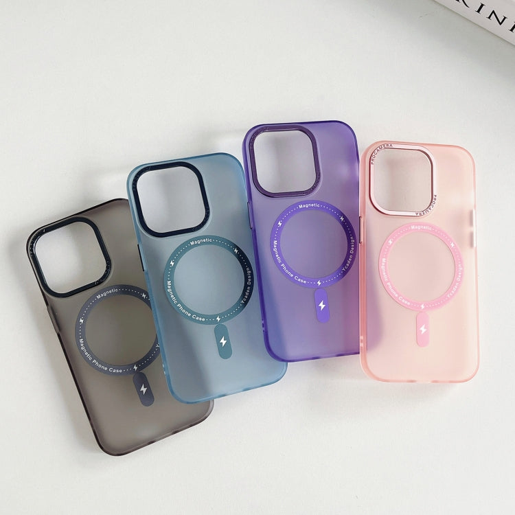 For iPhone 13 Colorful Series TPU+PC Magsafe Magnetic Phone Case(Blue) - iPhone 13 Cases by buy2fix | Online Shopping UK | buy2fix