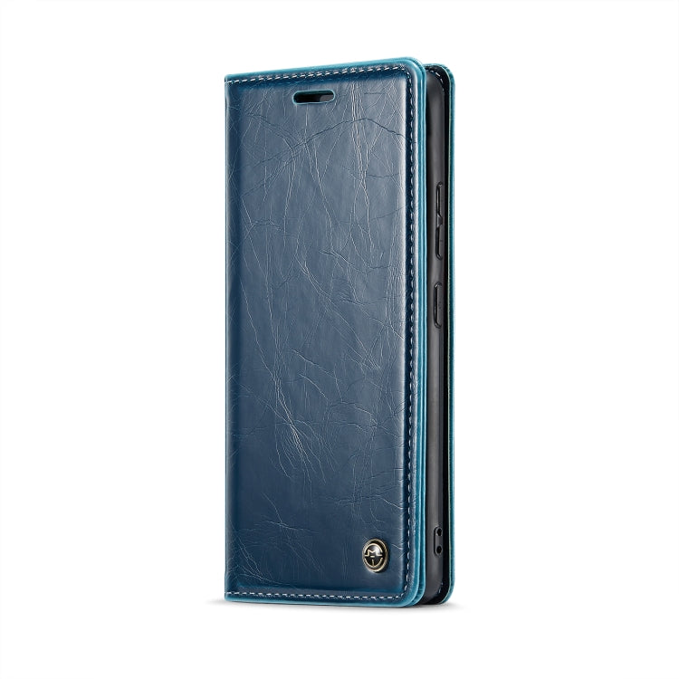 For Xiaomi Redmi Note 12 Pro 5G / Poco X5 Pro CaseMe 003 Crazy Horse Texture Leather Phone Case(Blue) - Xiaomi Cases by CaseMe | Online Shopping UK | buy2fix