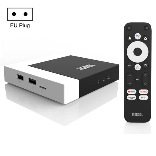 MECOOL KM7 Plus Android 11 Smart TV Set Top Box, Amlogic S905Y4 Quad Core, 2GB+16GB, Plug Type:EU Plug - Amlogic S905 by MECOOL | Online Shopping UK | buy2fix