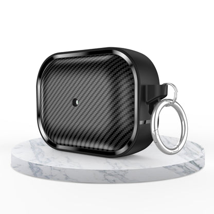 For AirPods Pro Photo Frame Carbon Fiber Series Earphone Case(Black) - For AirPods Pro by buy2fix | Online Shopping UK | buy2fix