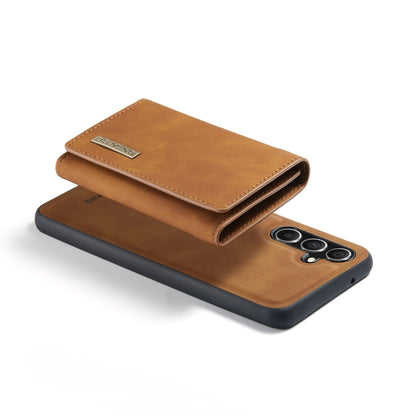 For Samsung Galaxy S23 FE 5G DG.MING M1 Series 3-Fold Multi Card Wallet + Magnetic Phone Case(Brown) - Galaxy S23 FE 5G Cases by DG.MING | Online Shopping UK | buy2fix