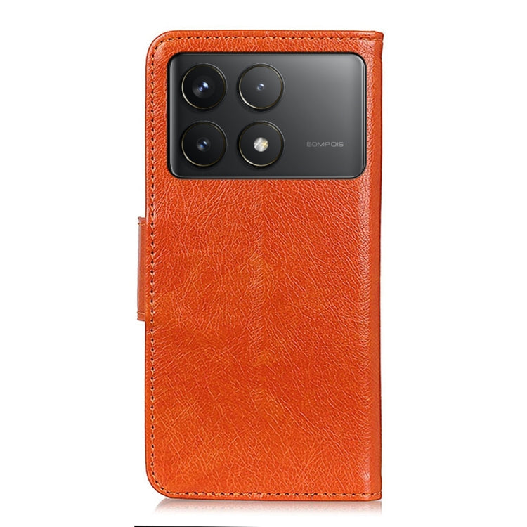 For Xiaomi Redmi K70 5G / K70 Pro 5G Nappa Texture Horizontal Flip Leather Phone Case(Orange) - K70 Cases by buy2fix | Online Shopping UK | buy2fix