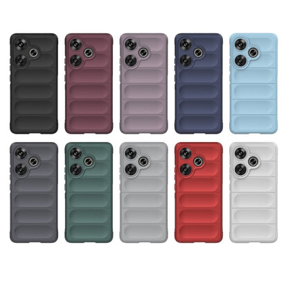 For Xiaomi Redmi Turbo 3 5G Magic Shield TPU + Flannel Phone Case(Purple) - Xiaomi Cases by buy2fix | Online Shopping UK | buy2fix