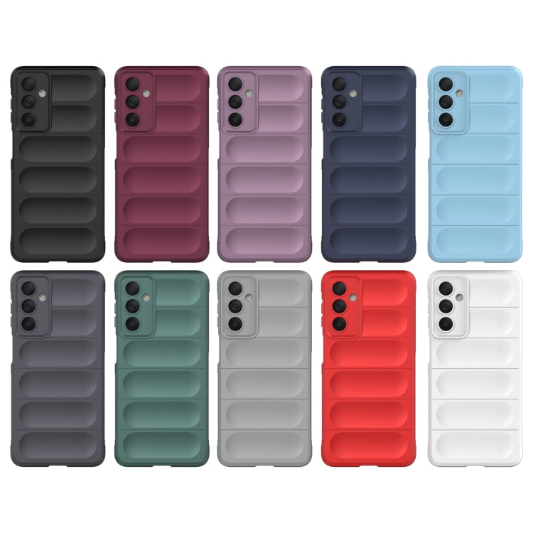 For Samsung Galaxy M54 5G Magic Shield TPU + Flannel Phone Case(Dark Blue) - Galaxy Phone Cases by buy2fix | Online Shopping UK | buy2fix
