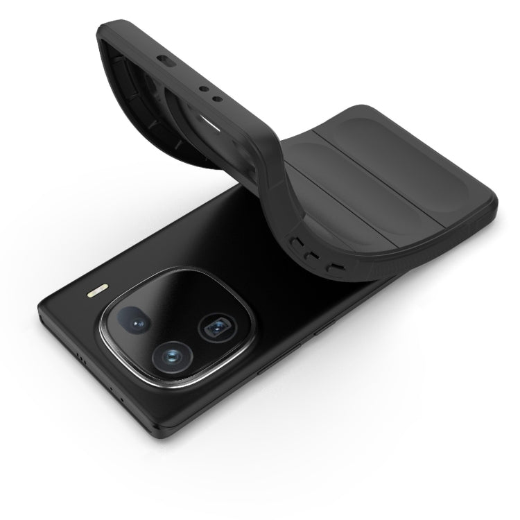 For vivo iQOO 12 Pro 5G Magic Shield TPU + Flannel Phone Case(White) - iQOO 12 Pro Cases by buy2fix | Online Shopping UK | buy2fix