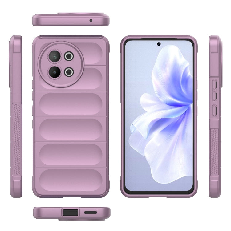 For vivo S18E 5G Magic Shield TPU + Flannel Phone Case(Purple) - vivo Cases by buy2fix | Online Shopping UK | buy2fix