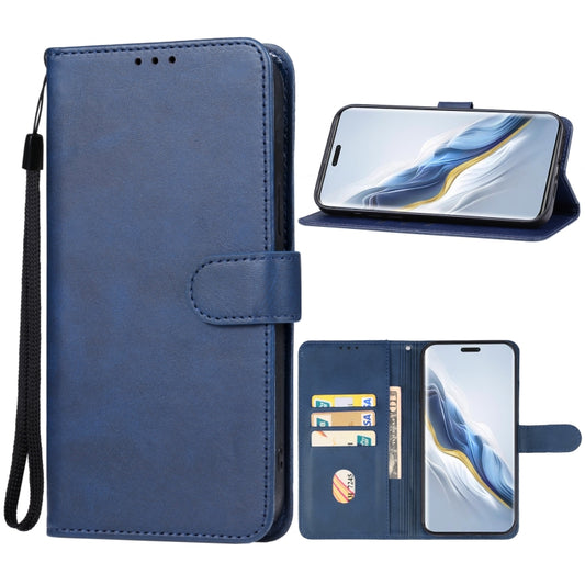 For Honor Magic6 Leather Phone Case(Blue) - Honor Cases by buy2fix | Online Shopping UK | buy2fix