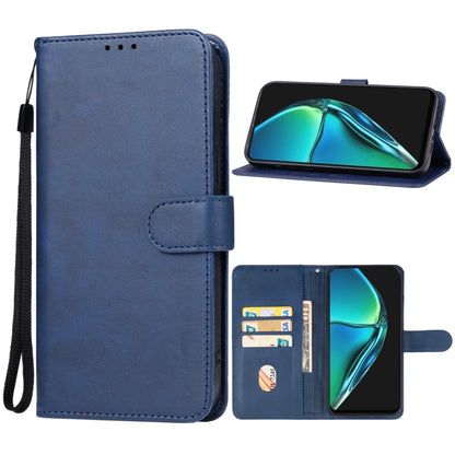 For Infinix Hot 40i Leather Phone Case(Blue) - Infinix Cases by buy2fix | Online Shopping UK | buy2fix