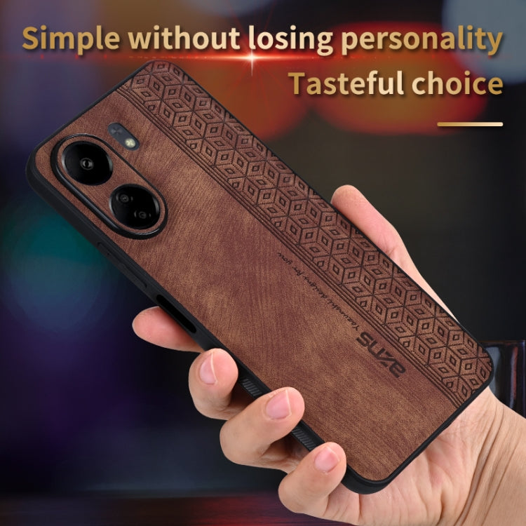 For Xiaomi Poco C65/Redmi 13C AZNS 3D Embossed Skin Feel Phone Case(Sapphire Blue) - 13C Cases by AZNS | Online Shopping UK | buy2fix