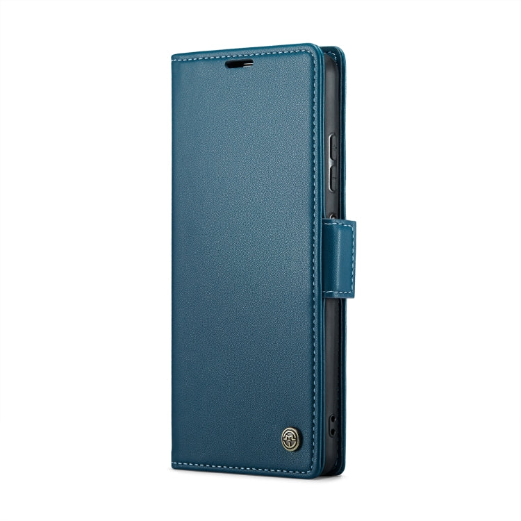 For Xiaomi Redmi Note 12 4G Global CaseMe 023 Butterfly Buckle Litchi Texture RFID Anti-theft Leather Phone Case(Blue) - Xiaomi Cases by CaseMe | Online Shopping UK | buy2fix