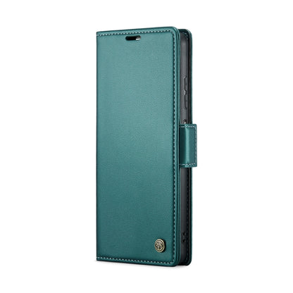 For Xiaomi Redmi Note 13 5G CaseMe 023 Butterfly Buckle Litchi Texture RFID Anti-theft Leather Phone Case(Pearly Blue) - Xiaomi Cases by CaseMe | Online Shopping UK | buy2fix