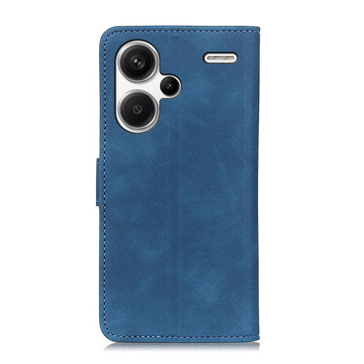 For Xiaomi Redmi Note 13 Pro+ KHAZNEH Retro Texture Flip Leather Phone Case(Blue) - Note 13 Pro+ Cases by buy2fix | Online Shopping UK | buy2fix