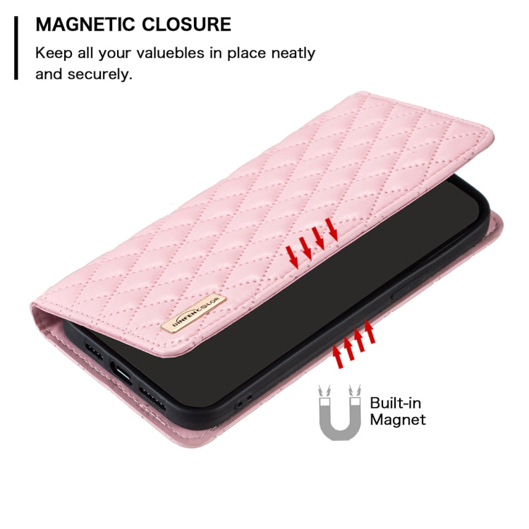 For Xiaomi Redmi K70 / K70 Pro Diamond Lattice Magnetic Leather Flip Phone Case(Pink) - K70 Pro Cases by buy2fix | Online Shopping UK | buy2fix