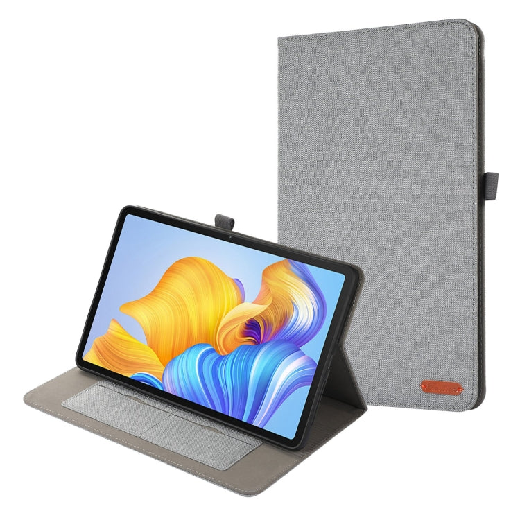 For Huawei MatePad Air 2024 Fabric Leather Tablet Case(Grey) - Huawei by buy2fix | Online Shopping UK | buy2fix