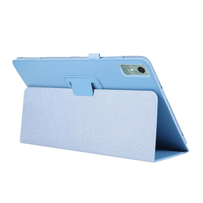 For Lenovo Xiaoxin Pad 11 2024 / M11 Litchi Texture Leather Tablet Case(Light Blue) - Lenovo by buy2fix | Online Shopping UK | buy2fix