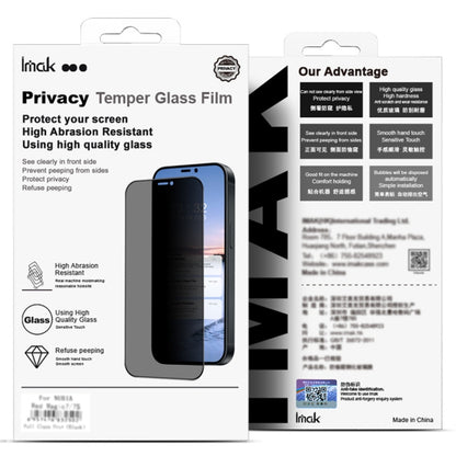 For Samsung Galaxy S24 5G imak HD Full Screen Anti-spy Tempered Glass Protective Film - Galaxy S24 5G Tempered Glass by imak | Online Shopping UK | buy2fix