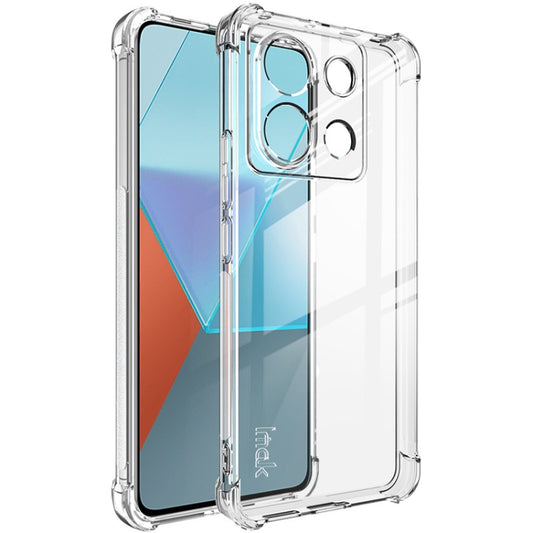 For Xiaomi Redmi Note 13 Pro 5G imak Shockproof Airbag TPU Phone Case(Transparent) - Note 13 Pro Cases by imak | Online Shopping UK | buy2fix