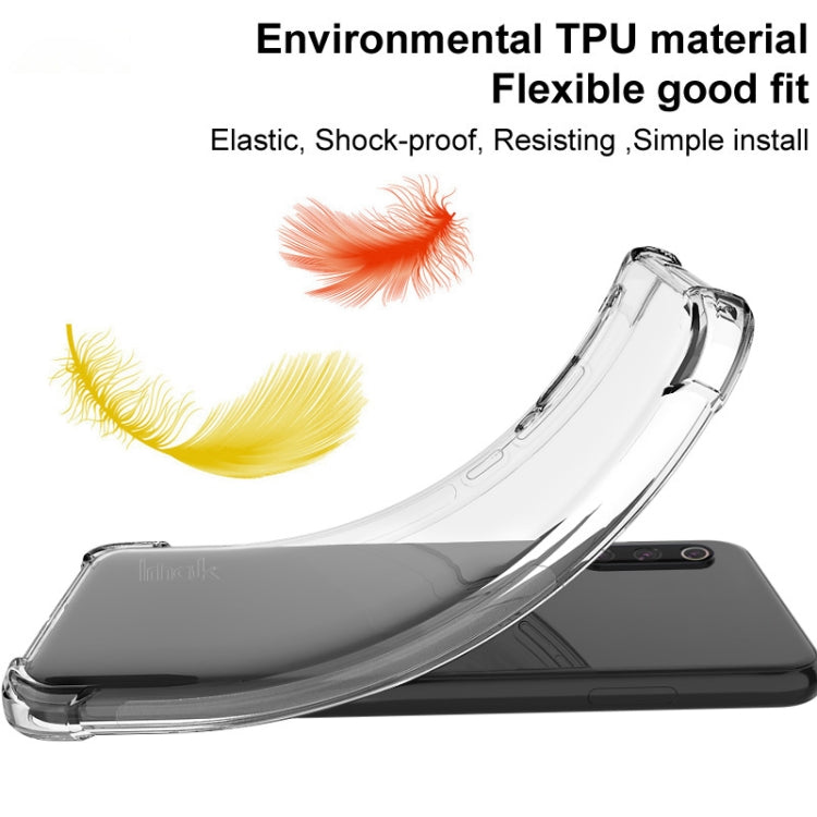 For Xiaomi Redmi K70 5G/K70 Pro 5G imak Shockproof Airbag TPU Phone Case(Transparent Black) - K70 Pro Cases by imak | Online Shopping UK | buy2fix