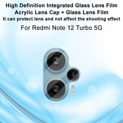 For Xiaomi Redmi Note 12 Turbo 5G imak Integrated Rear Camera Lens Tempered Glass Film - For Xiaomi by imak | Online Shopping UK | buy2fix