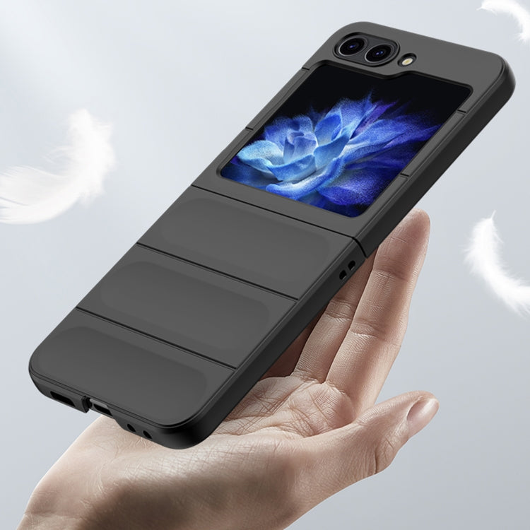 For Samsung Galaxy Z Flip5 Skin Feel Magic Shield Shockproof Phone Case(Orange) - Galaxy Z Flip5 Cases by buy2fix | Online Shopping UK | buy2fix