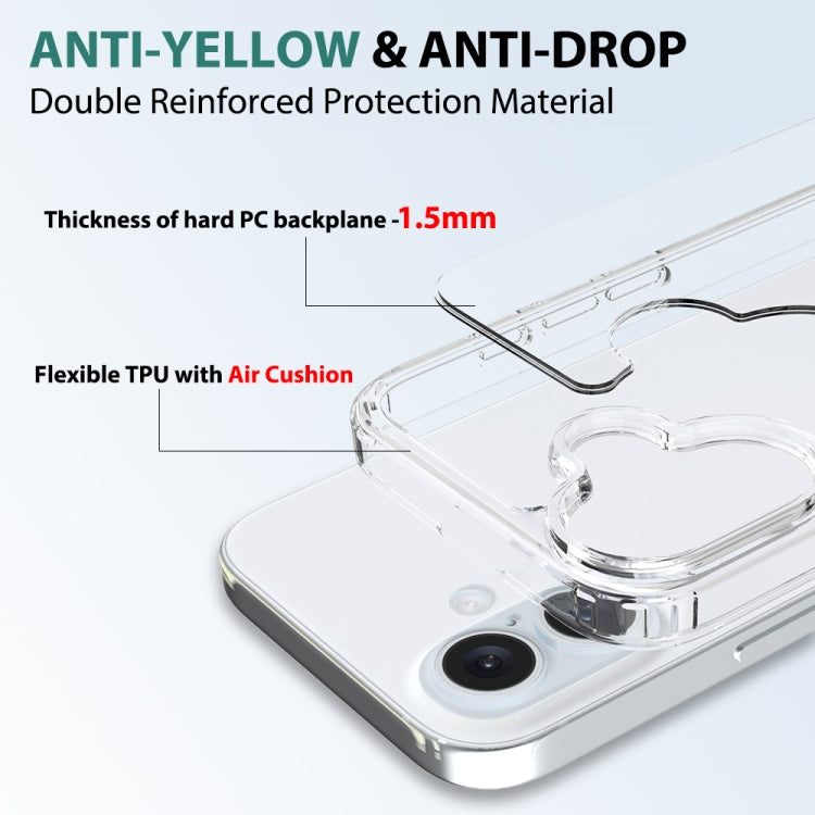 For iPhone 16 Scratchproof Acrylic TPU Phone Case(Transparent) - iPhone 16 Cases by buy2fix | Online Shopping UK | buy2fix