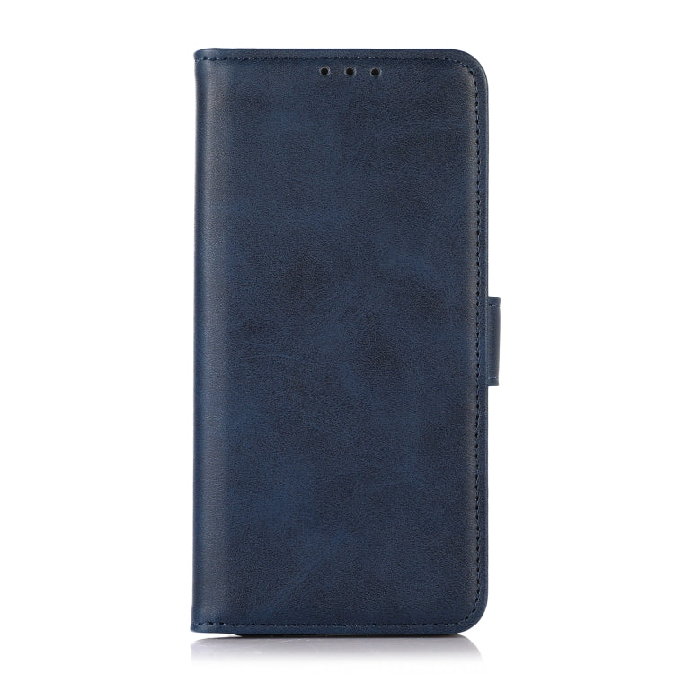 For iPhone 16 Cow Texture Leather Phone Case(Blue) - iPhone 16 Cases by buy2fix | Online Shopping UK | buy2fix