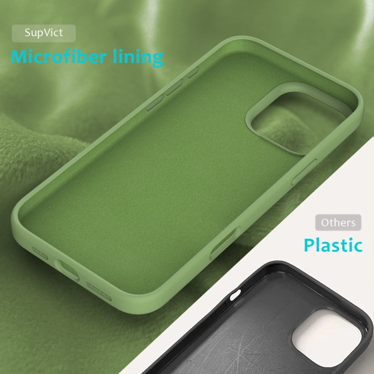 For iPhone 16 Pro Max Solid Color Silicone Phone Case(Mint Green) - More iPhone Cases by buy2fix | Online Shopping UK | buy2fix