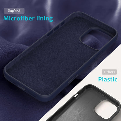 For iPhone 16 Pro Max Solid Color Silicone Phone Case(Midnight Blue) - More iPhone Cases by buy2fix | Online Shopping UK | buy2fix