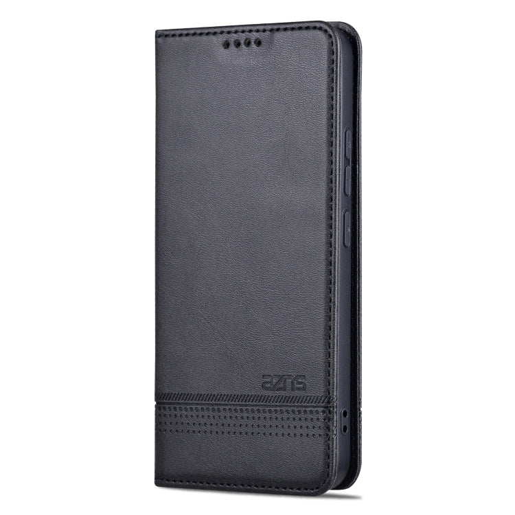 For Xiaomi 14 AZNS Magnetic Calf Texture Flip Leather Phone Case(Black) - 14 Cases by AZNS | Online Shopping UK | buy2fix