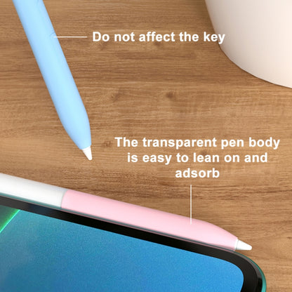 For Xiaomi Stylus Pen 2 Jelly Style Translucent Silicone Protective Pen Case(Purple) - Pencil Accessories by buy2fix | Online Shopping UK | buy2fix