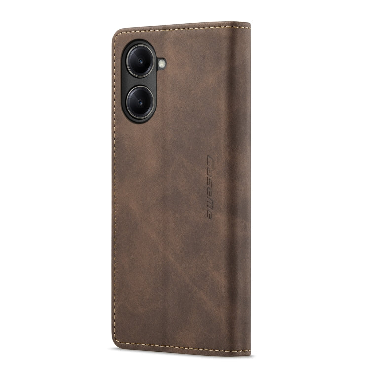 For Realme 10 Pro 5G CaseMe 013 Multifunctional Horizontal Flip Leather Phone Case(Coffee) - Realme Cases by CaseMe | Online Shopping UK | buy2fix