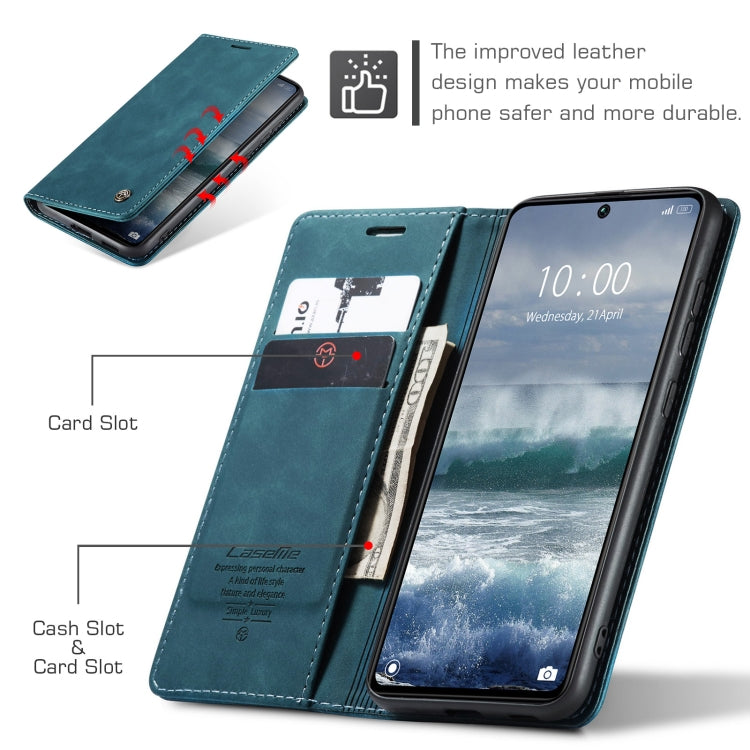 For Xiaomi Redmi Note 13 Pro 5G CaseMe 013 Multifunctional Horizontal Flip Leather Phone Case(Blue) - Xiaomi Cases by CaseMe | Online Shopping UK | buy2fix