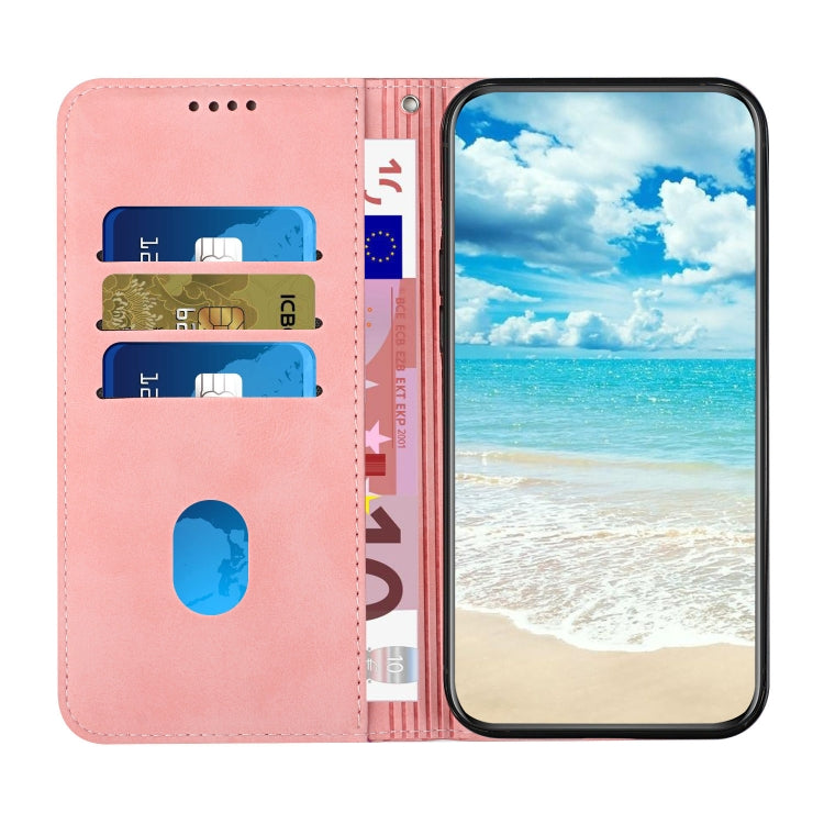 For Xiaomi Redmi K70 / K70 Pro Diamond Splicing Skin Feel Magnetic Leather Phone Case(Rose Gold) - K70 Pro Cases by buy2fix | Online Shopping UK | buy2fix