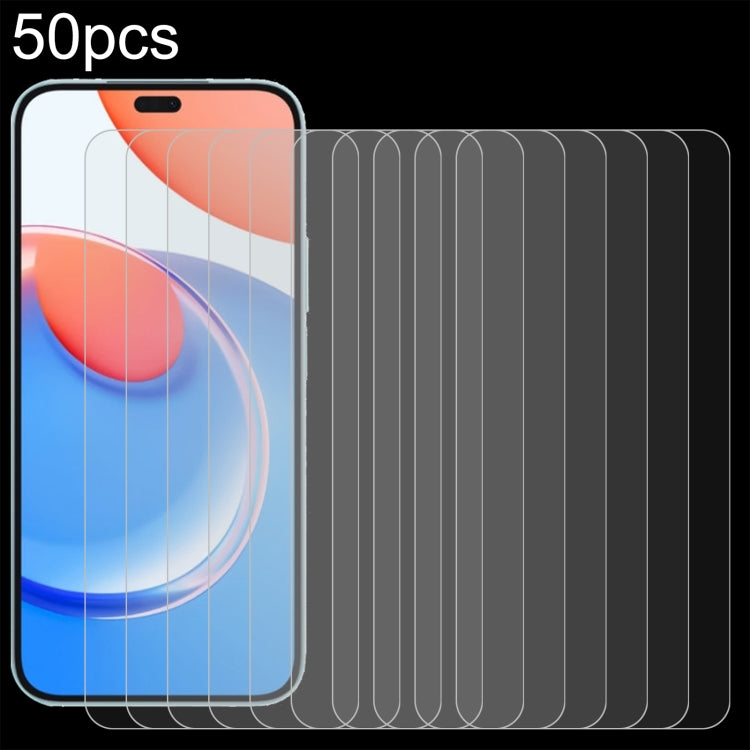 For Honor Play8T Pro 50pcs 0.26mm 9H 2.5D Tempered Glass Film - Honor Tempered Glass by buy2fix | Online Shopping UK | buy2fix