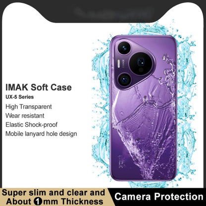 For Huawei Pura 70 Pro/70 Pro+ imak UX-5 Series Transparent Shockproof TPU Protective Case - Huawei Cases by imak | Online Shopping UK | buy2fix