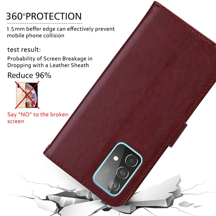 For Samsung Galaxy S24 Rose Embossed Flip PU Leather Phone Case(Brown) - Galaxy S24 5G Cases by buy2fix | Online Shopping UK | buy2fix