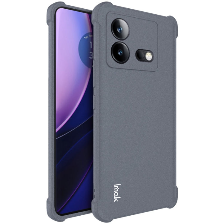 For vivo iQOO Neo8 5G / Neo8 Pro 5G imak Shockproof Airbag TPU Phone Case(Matte Grey) - vivo Cases by imak | Online Shopping UK | buy2fix