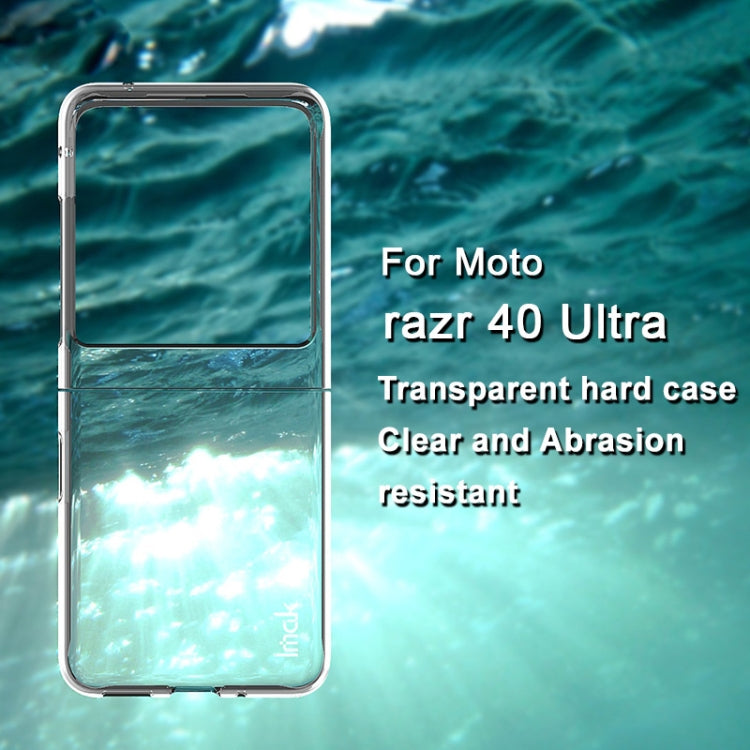 For Motorola Moto razr 40 Ultra IMAK Wing II Wear-resisting Crystal Protective Case - Motorola Cases by imak | Online Shopping UK | buy2fix
