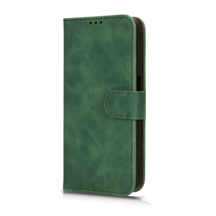 For Ulefone Note 15 Skin Feel Magnetic Flip Leather Phone Case(Green) - Ulefone Cases by buy2fix | Online Shopping UK | buy2fix