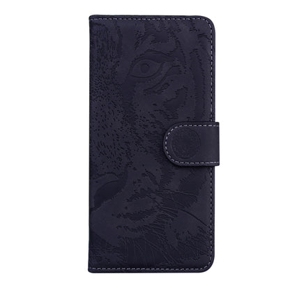 For Motorola Moto G Power 5G 2024 Tiger Embossing Pattern Leather Phone Case(Black) - Motorola Cases by buy2fix | Online Shopping UK | buy2fix