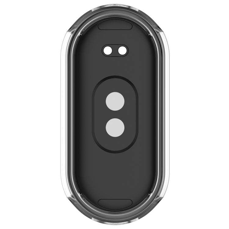 For Xiaomi Mi Band 8 Full Coverage TPU Electroplating Watch Protective Case(Transparent) - Watch Cases by buy2fix | Online Shopping UK | buy2fix