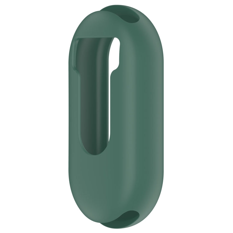 For Xiaomi Mi Band 8 Pure Color Silicone Watch Protective Case(Dark Green) - Watch Cases by buy2fix | Online Shopping UK | buy2fix