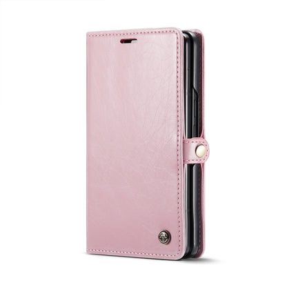 For Google Pixel Fold CaseMe 003 Crazy Horse Texture Leather Phone Case(Rose Gold) - Google Cases by CaseMe | Online Shopping UK | buy2fix