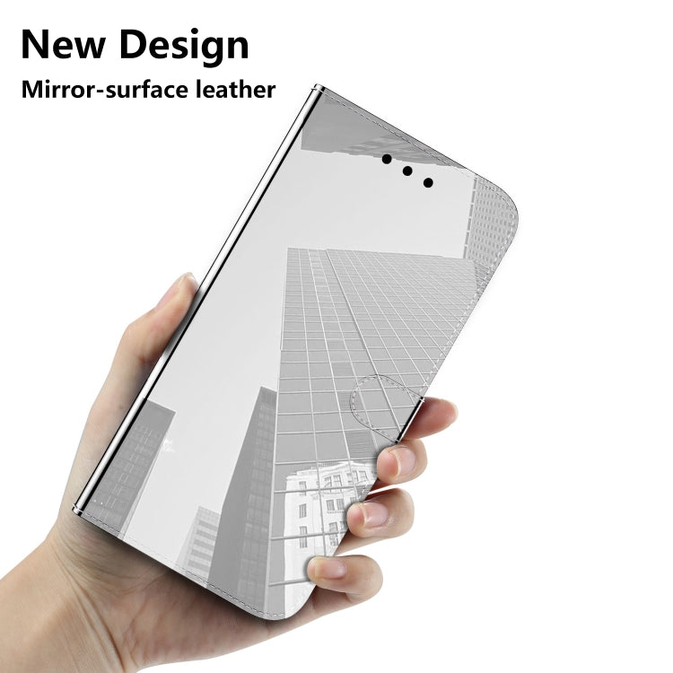 For OPPO A98 5G / F23 5G India Imitated Mirror Surface Leather Phone Case(Silver) - OPPO Cases by buy2fix | Online Shopping UK | buy2fix