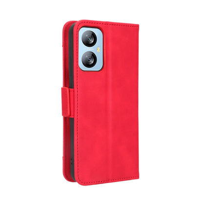 For Blackview A52 / A52 Pro Skin Feel Calf Texture Card Slots Leather Phone Case(Red) - More Brand by buy2fix | Online Shopping UK | buy2fix