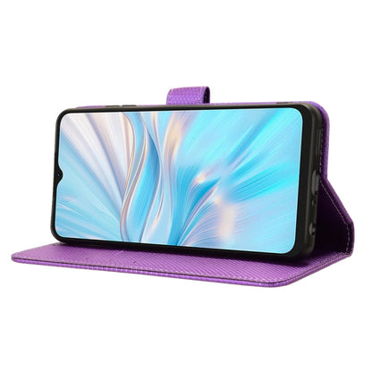 For Blackview Oscal C70 Diamond Texture Leather Phone Case(Purple) - More Brand by buy2fix | Online Shopping UK | buy2fix