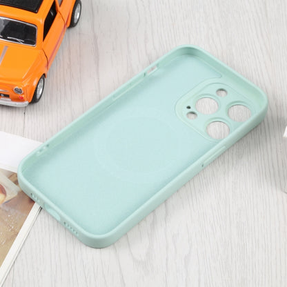 For iPhone 16 Pro Max Liquid Silicone Magsafe Phone Case(Light Cyan) - iPhone 16 Pro Max Cases by buy2fix | Online Shopping UK | buy2fix