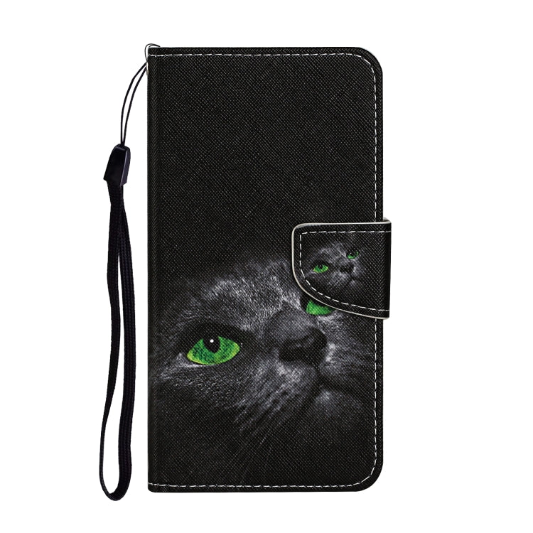 For iPhone 16 Pro Max 3D Colored Drawing Flip Leather Phone Case(Black Cat) - iPhone 16 Pro Max Cases by buy2fix | Online Shopping UK | buy2fix